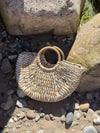 Monza flettet taske - Beige