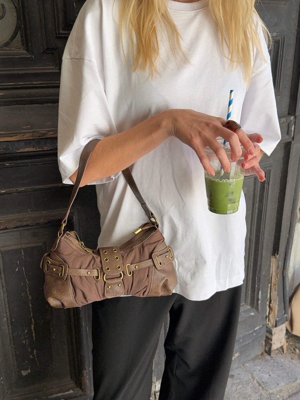 Teddy håndtaske - Brun