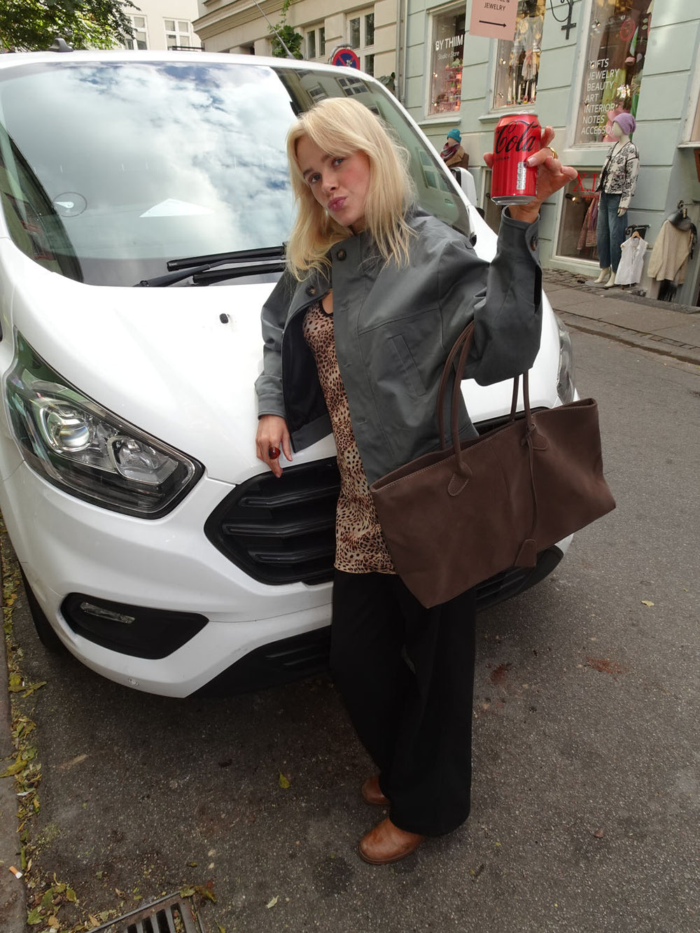 Solero håndtaske - Kaffe