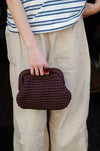 Calia hæklet clutch - Brun
