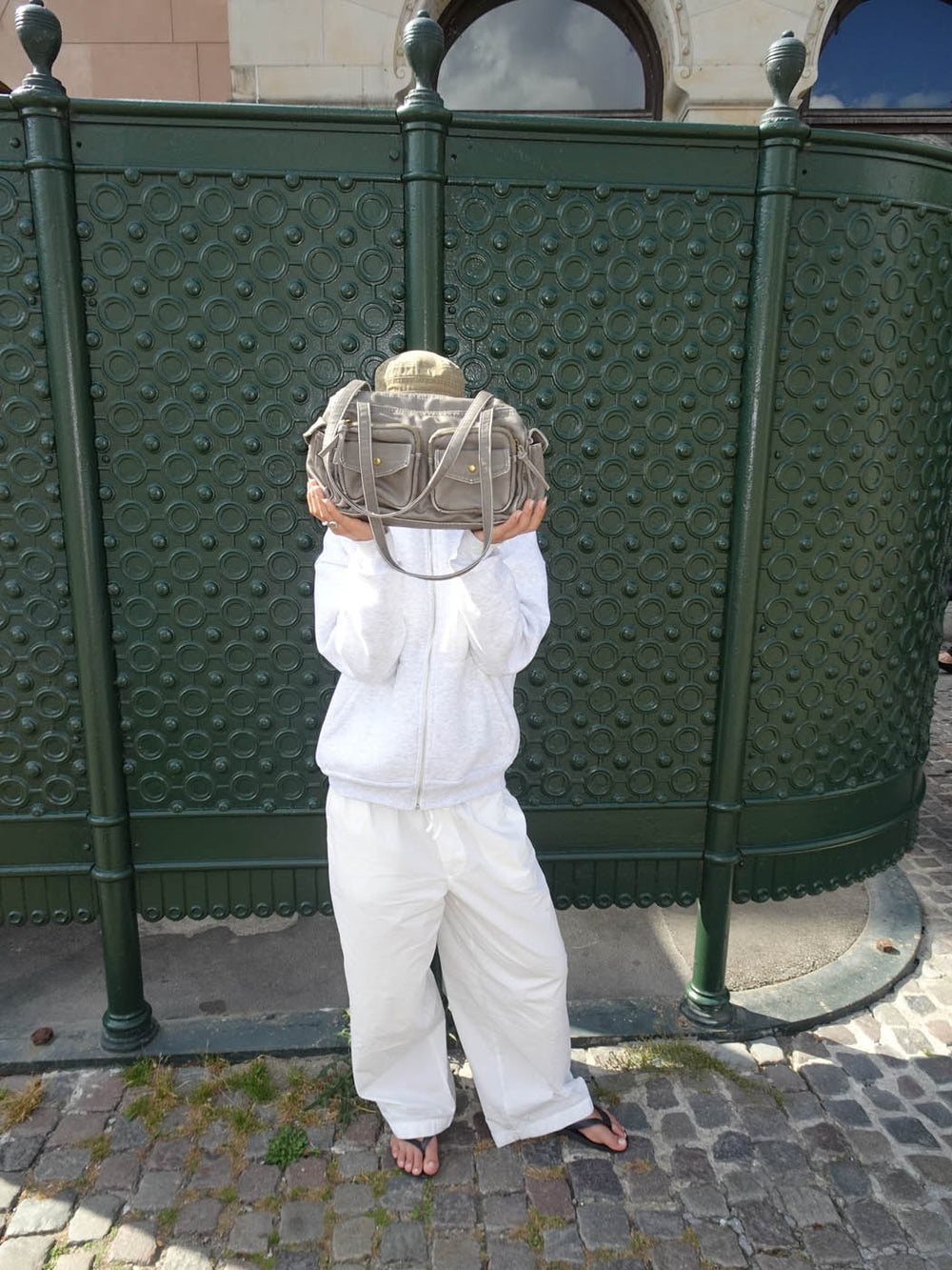 Becky skuldertaske med lommer - Brun