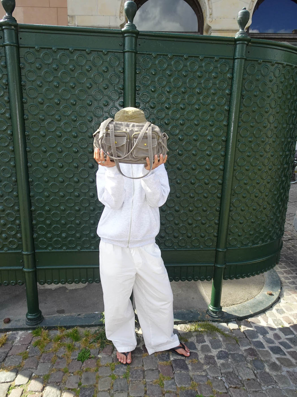 Becky skuldertaske med lommer - Brun