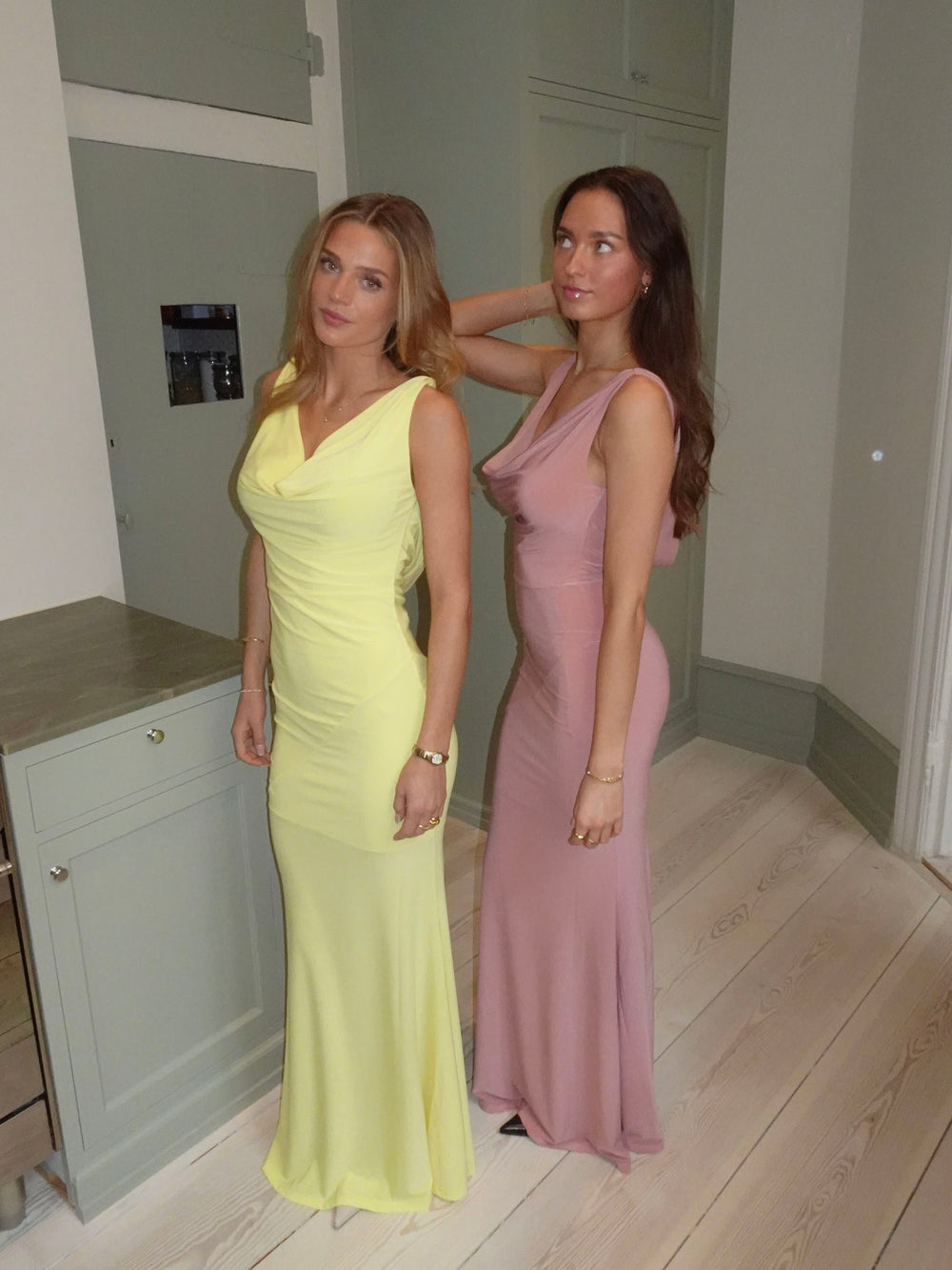 Flora maxi kjole - Gul