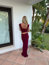 Yasmina maxi nederdel - Bordeaux