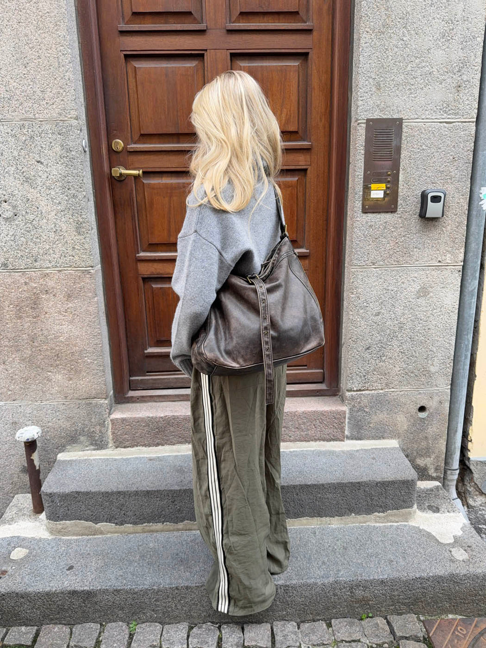 Tyra skuldertaske - Brun