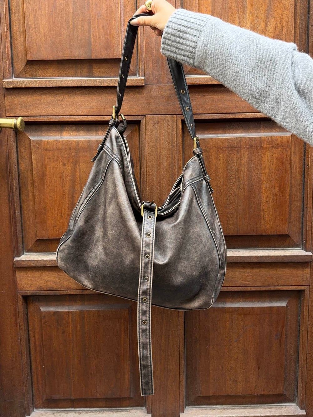 Tyra skuldertaske - Brun