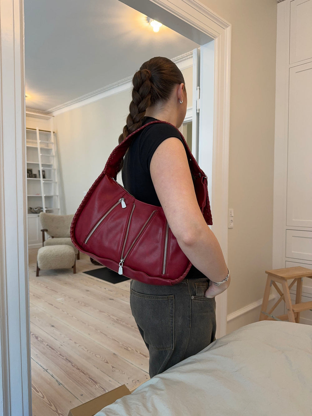 Phuket skuldertaske - Rød