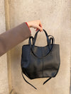 Santiago mini skuldertaske - Sort