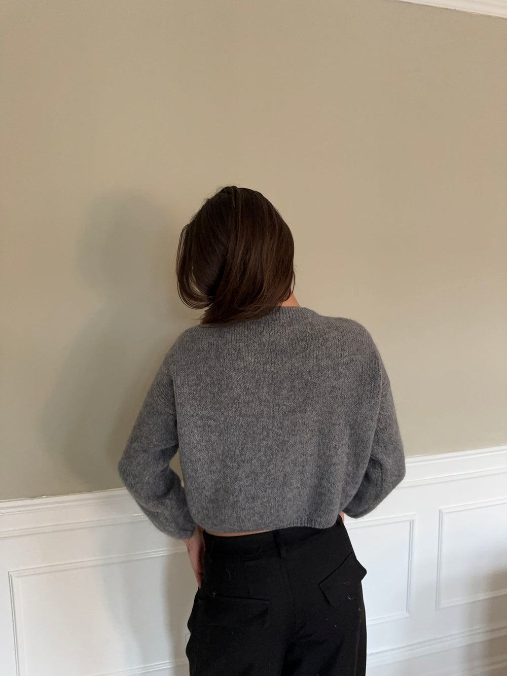 Miti Striktrøje - Grå