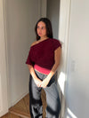 Florine figursyet t-shirt - Rød