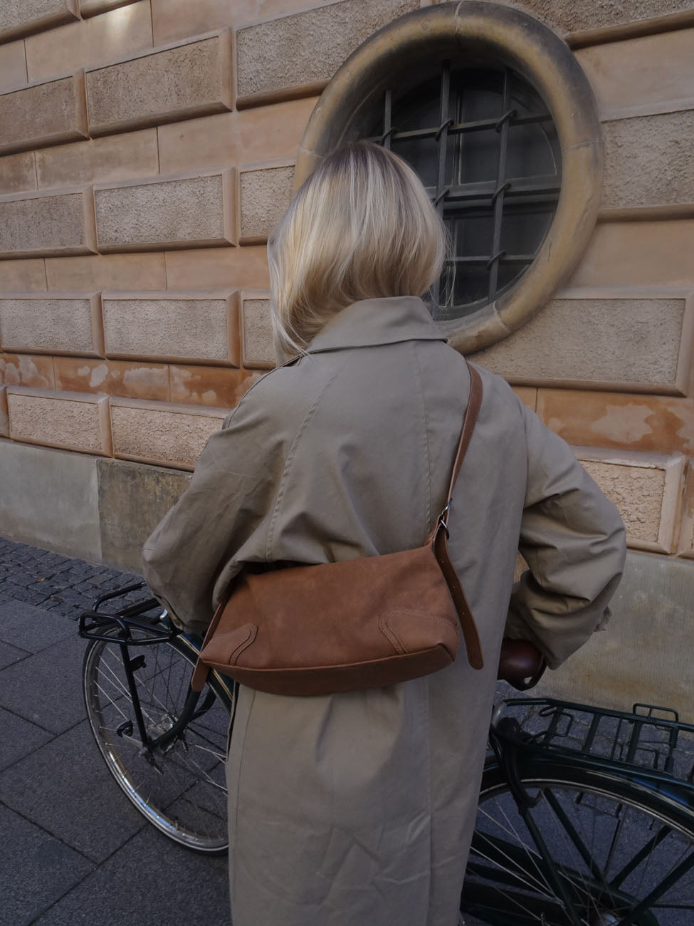 Ruslinde taske i ruskind - Brun