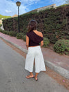 Islabella figursyet top - Brun