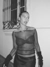 Galia bluse - sort