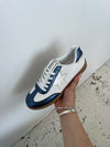 Accra sneakers med stjerne - Hvid/navy