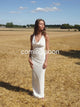 Sesia maxi blonde kjole - Hvid