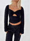 Harlow bluse - sort