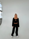 Harlow bluse - sort