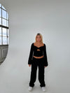 Blanca oversized suit bukser - sort