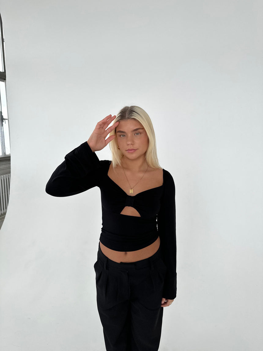 Harlow bluse - sort