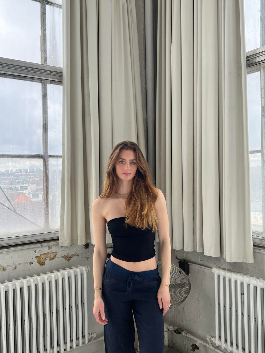 Vilja tube top - sort