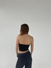 Vilja tube top - sort