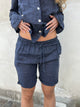 Aino hør shorts - navy