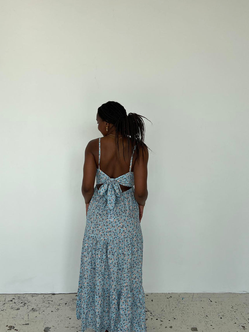 Kimora kjole - blå