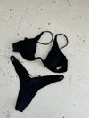 Kanvas bikini sort
