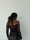 Inez blondebluse - sort