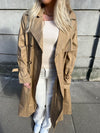 Sandie Trenchcoat - mørk beige