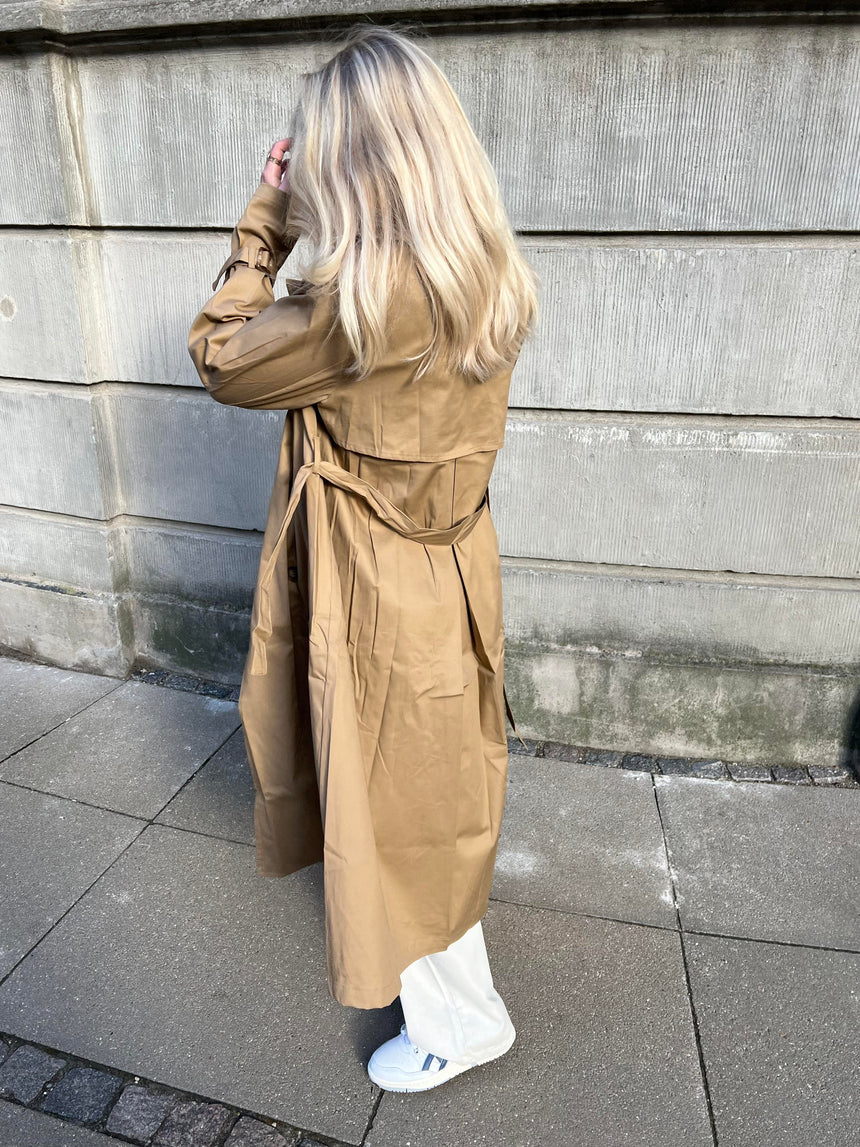 Sandie Trenchcoat - mørk beige