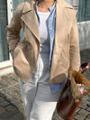 Katya kort trenchcoat - Beige