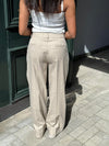Arlette suit bukser - Beige stribet