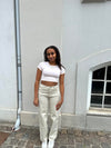 Coreen crop top lyserød
