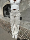 Lina cargo bukser - off white