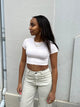 Coreen crop top lyserød