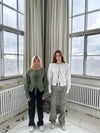 Angel hør bluse - hvid
