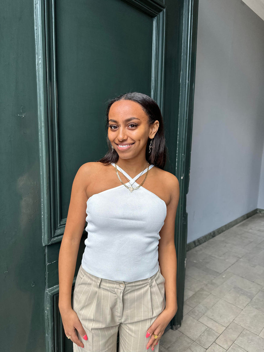 Clarissa top - hvid