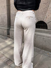Herringbone bukser - Beige/hvid