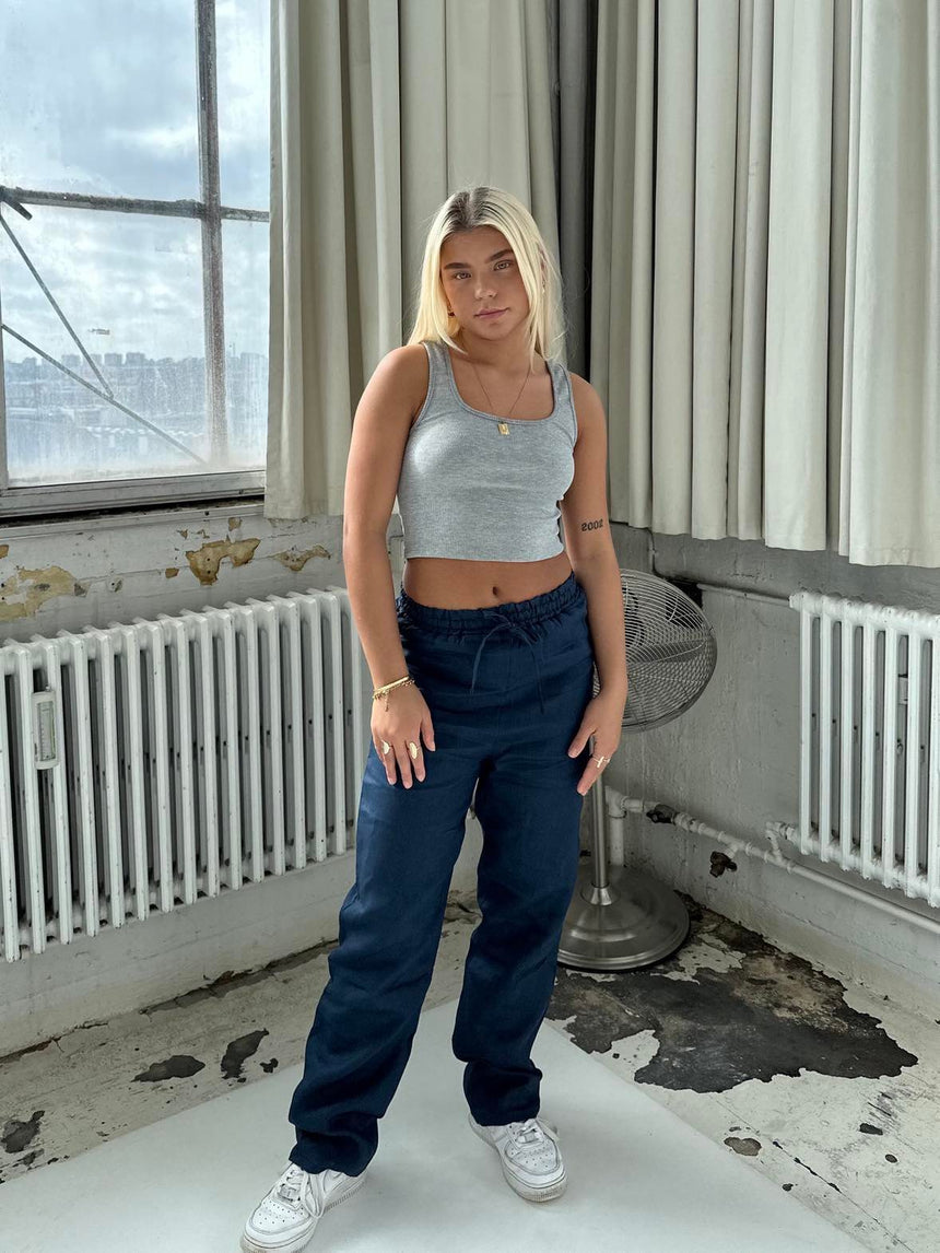 Matilde w hørbukser - Navy