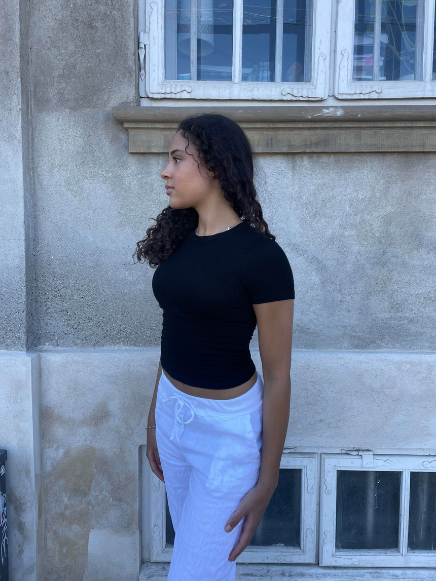 Anna Olympia tee - sort