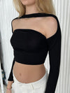 Mona bluse - Sort