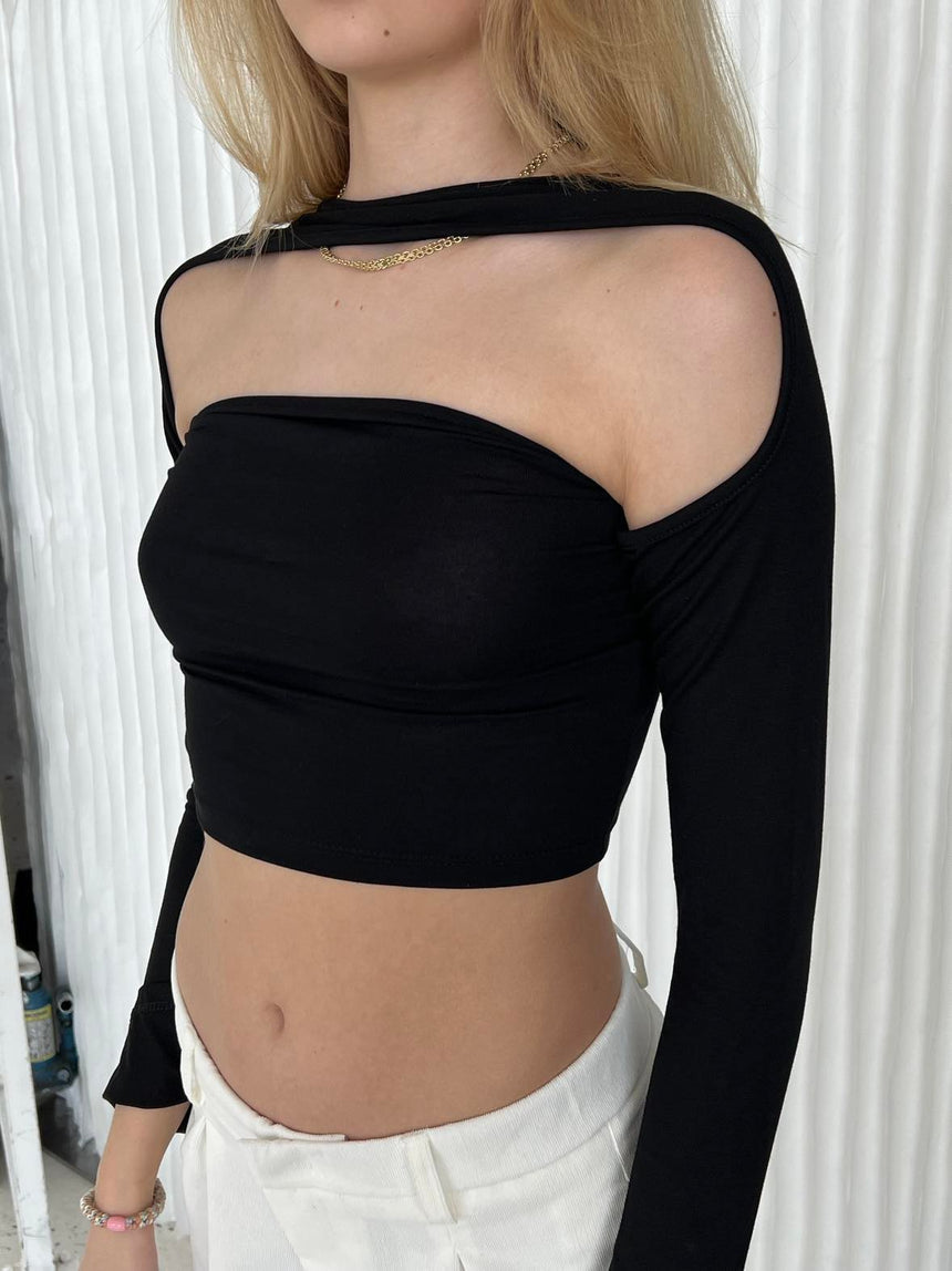 Mona bluse - Sort