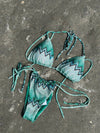 Breezy glitter bikini - Grøn