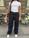 Anemon oversized mørk denim Jeans