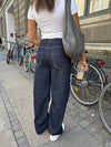 Anemon oversized mørk denim Jeans