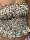 Hallie smock top - Beige