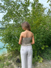Hallie smock top - Beige