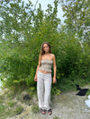 Hallie smock top - Beige