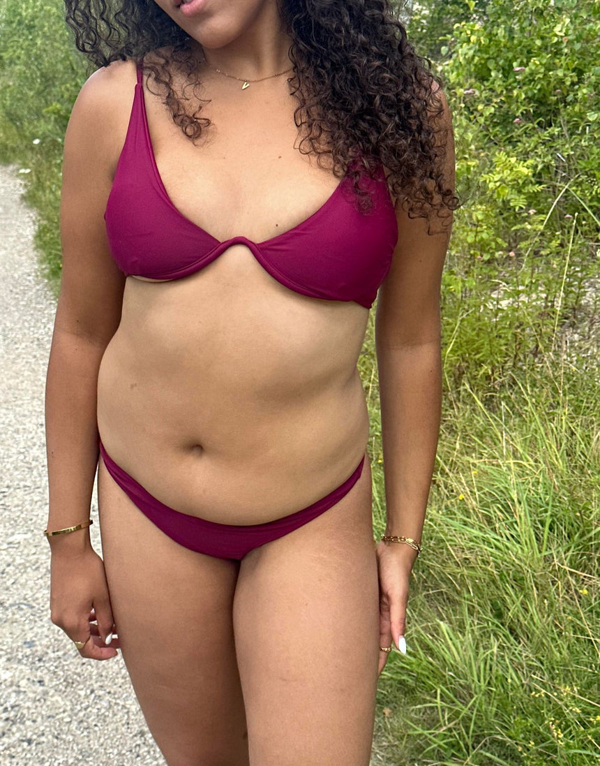 Kanvas bikini bordeaux